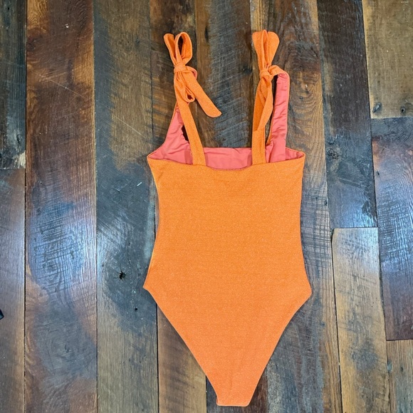 Beach Riot Sydney Orange One-Piece Swimsuit - Picture 5 of 6